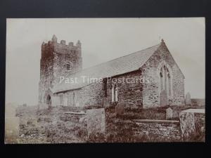 Cornwall BOSCASTLE Forrabury Church on the Cliff c1907 RP Postcard