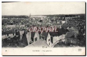 Postcard Old Saumur Vue Generale