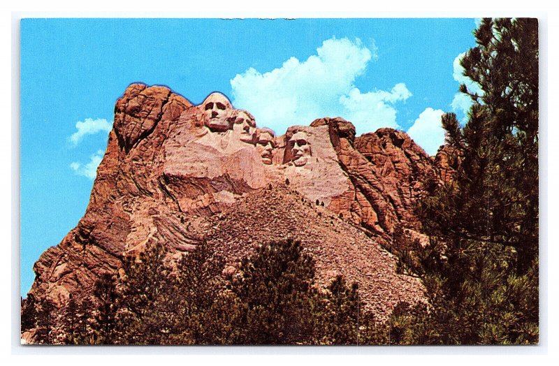 Mount Rushmore National Monument South Dakota Postcard