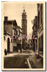 Pyrenees Old Postcard Bagnerres Bigorre Spa Tour des Jacobins