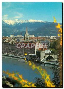 Modern Postcard Grenoble departure station of the Bastille cable car