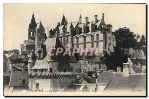 Old Postcard Loches La Porte des Cordeliers Chateau Royal