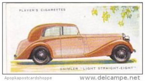 Player Cigarette Card Motor Cars 2nd Series No 15 Daimler Light Straight Eight