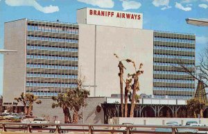 Braniff Airways Building Exchange Park Dallas Texas 1960s postcard