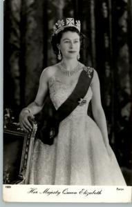 Queen Elizabeth Real Photo Postcard