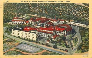 AZ, Tucson, Arizona, Saint Mary's Hospital, Sanatorium, Curteich No 2BH1512