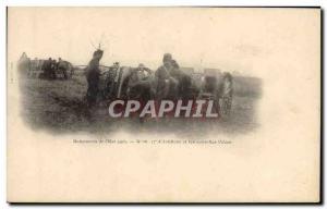 Old Postcard Army Maneuvers of & # 1901 17th 39Est d & # 39artillerie and new...