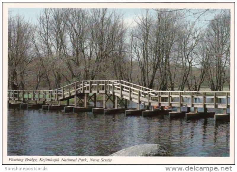 Canada Floating Bridge Kejimkujik National Park Nova Scotia