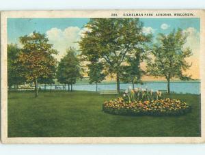 W-Border PARK SCENE Kenosha Wisconsin WI r7719