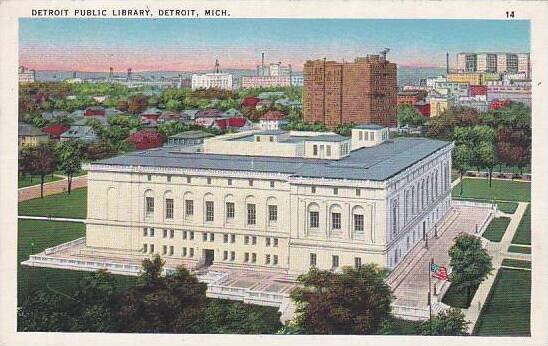 Michigan Detroit Detroit Public Library 1938