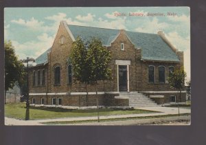 Superior NEBRASKA c1910 PUBLIC LIBRARY Carnegie? nr Red Cloud Deshler Nelson NE 