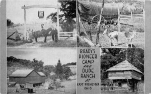 G97/ East Rochester Ohio Postcard Chrome Brady's Pioneer Camp 4View