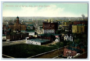 c1950 Panoramic View Of Denver Colorado From State Capitol Building CO Postcard 