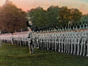 Postcard  Military Dress Parade at West Point, NY   1926      Y1