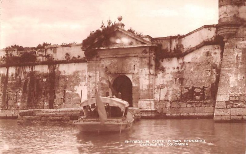 Entrada Al Castillo San Fernando Cartagena Columbia Unused 