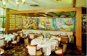 Postcard Hellman's Beachcomber Restaurant in Clearwater, Florida