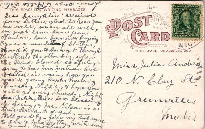 Postcard High School in Stanton, Michigan