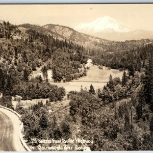 c1910s Sacramento River Canyon RPPC Ashland & S.F.S.D. RMS RPO Cancel Stamp A208