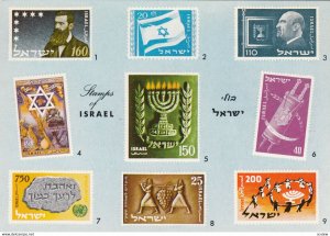 Stamps , Israel , 50-70s