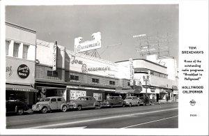 Frasher's Real Photo Postcard Tom Breneman's Restaurant in Hollywood, California