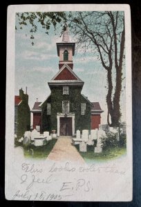 Vintage Postcard 1905 Old Swede's Church, Philadelphia, PA