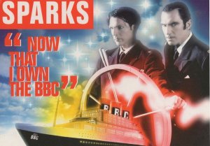 Sparks The Brothers At The BBC CD Ron Russell Mael Radio Ship Postcard