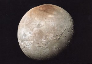 Planet Pluto's Moon Charon Mordor Macula North Pole Astronomy Postcard