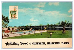 Holiday Inn Coffee Shop Cocktail Lounge Clearwater Tampa Florida FL Postcard 