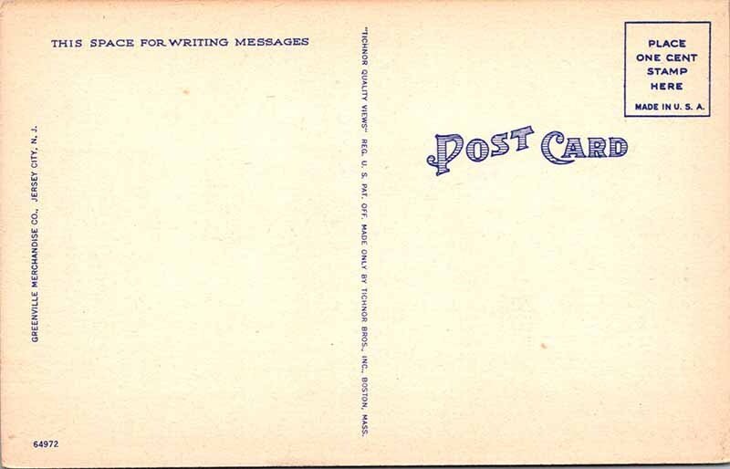 Postcard BUILDING SCENE Jersey City New Jersey NJ AK9919