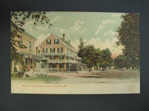 Bingham ME Hotel & Main St. Postcard