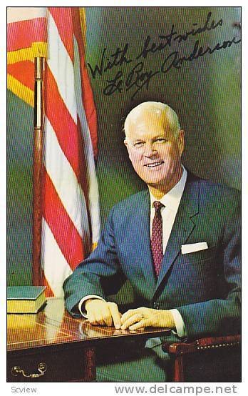 Signed, Congressman Leroy Anderson, Democrat For U.S. Senator, 1940-1950s