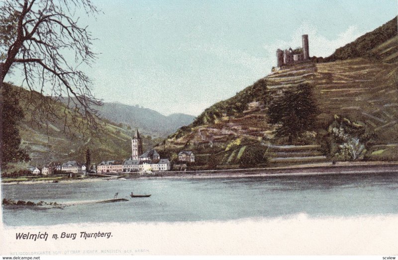 RHINELAND-PALATINATE, Germany, 1900-1910s; Welmich M. Burg Thurnberg