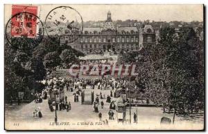 Old Postcard Le Havre The City Hall booth