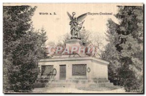 Germany Worth S Old Postcard Bayern Denkmal
