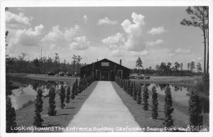 J46/ Okefenokee Swamp Park Georgia RPPC Postcard c1940s Cline Waycross 110