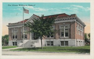 WELLINGTON, Kansas , 1910-30s ; Library
