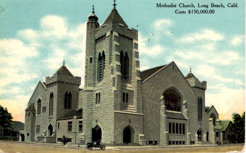 Long Beach, California - The Methodist Church - Cost $150,000 - in 1912