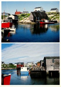 Canada Nova Scotia Peggy's Cove Split View