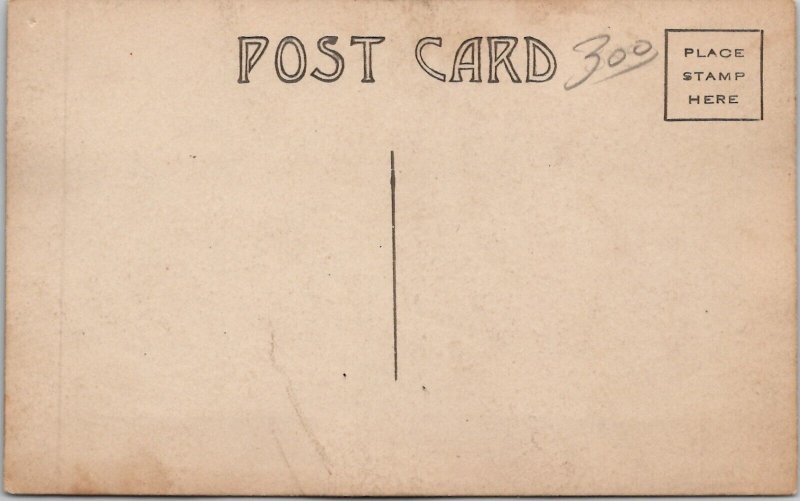 U.S. Navy Ship Chasing a Submarine Full Speed Ahead RPPC Postcard Z12