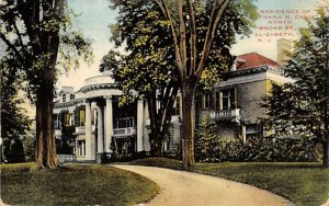 Residence of Frank H. Davis in Elizabeth, New Jersey