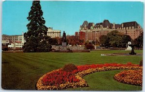 Empress Hotel from Parliament Building Grounds, Victoria, B. C., Canada