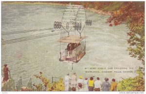 Aero Cable Car crossing the whirlpool, Naigara Falls, Ontario, Canada, 30-40s