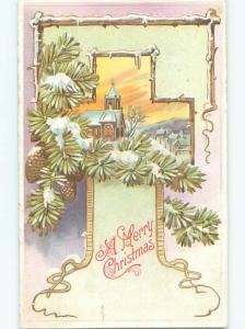 Divided-Back CHRISTMAS SCENE Great Postcard AA0141