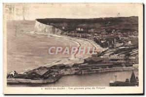 Old Postcard Mers les Bains Vue Generale Taking the Treport