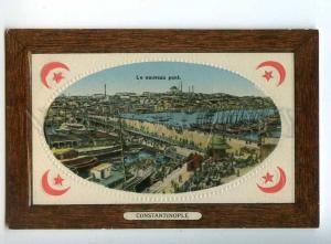 241112 TURKEY CONSTANTINOPLE New bridge Vintage embossed