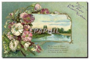 Old Postcard Fantasy Flowers