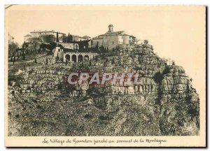 Modern Postcard The Village of Gourdon perch atop the Mountain