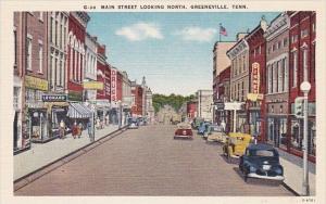 Main Street Looking North Greeneville Tennessee