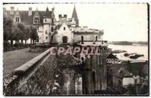 Old Postcard The Chateau d & # 39Amboise