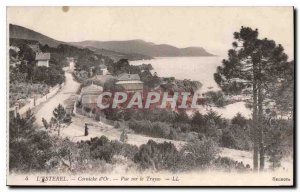 Postcard Old Esterel Corniche Golden View Trayas